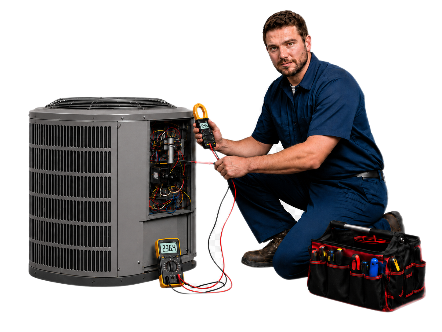 Frozen AC Line Repaired
